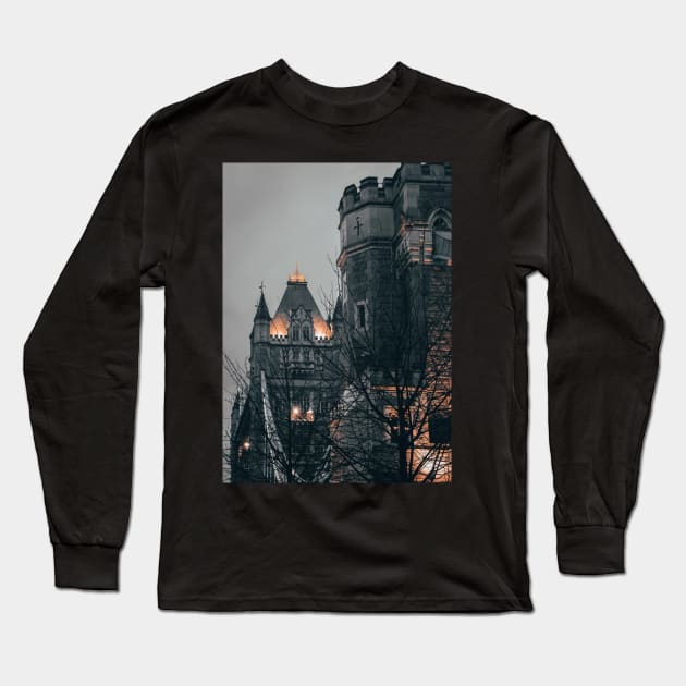 Hazy Tower Bridge - London Long Sleeve T-Shirt by Scala Ad Astra Forum